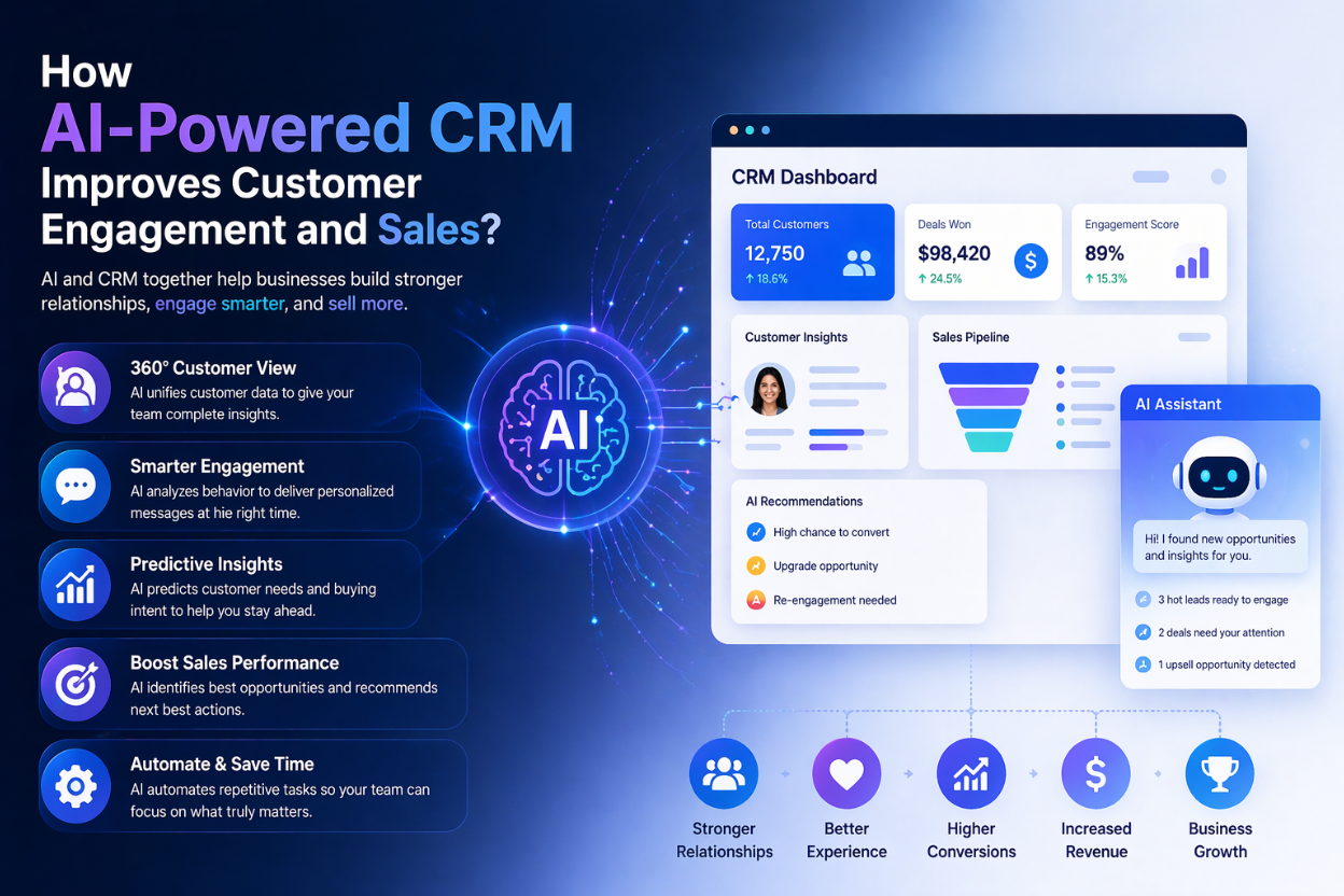 How AI-Powered CRM Improves Customer Engagement and Sales ?