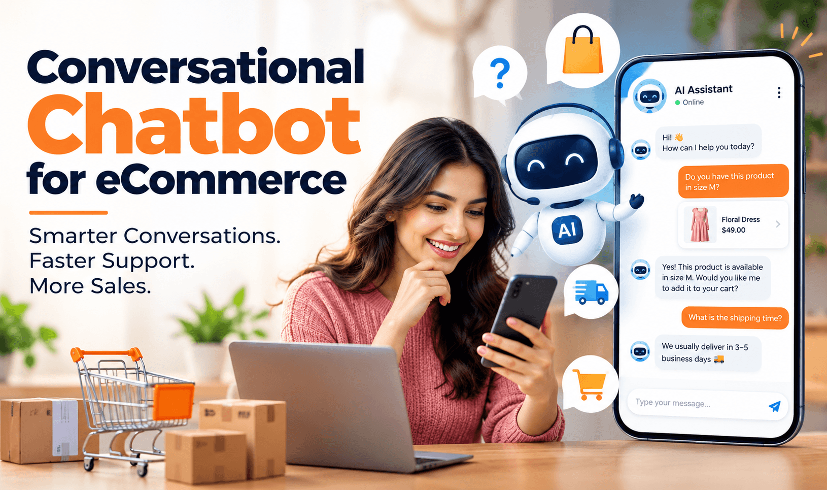 Conversational Chatbot for eCommerce