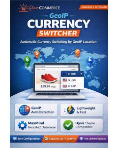 Magento 2 GeoIP Auto Currency Switcher 
