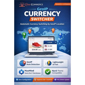 Magento 2 GeoIP Auto Currency Switcher 
