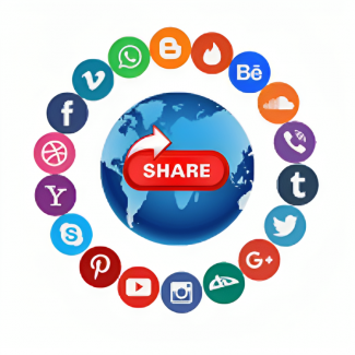 Magento 2 Social Media Share Button with tracking